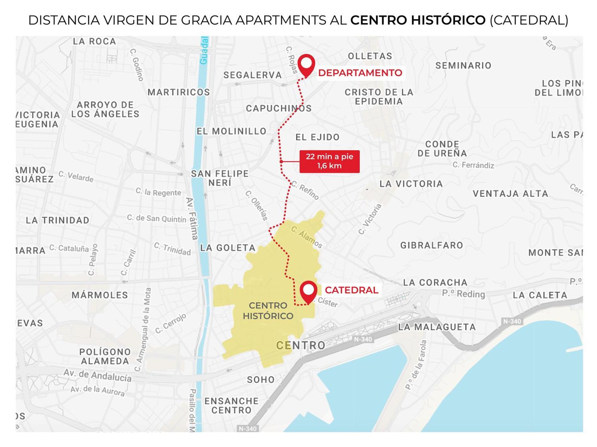 Virgen De Gracia Apartments Málaga Eksteriør bilde